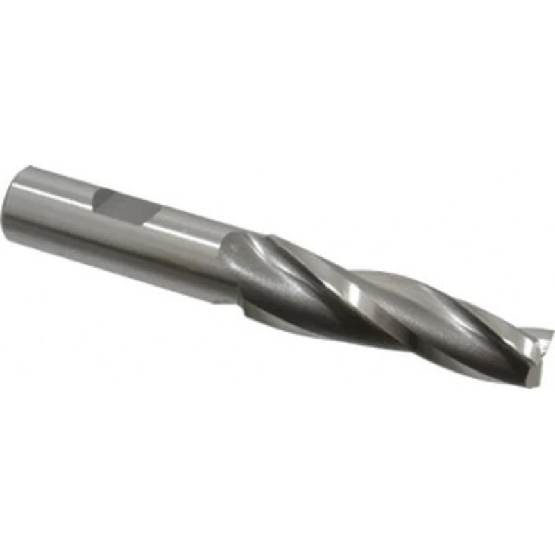 OSG 3 per Side 1/2 Small End Diam 2-1/4 LOC 3-Flute Cobalt Tapered Square End Mill Uncoated, 5/8 Shank Diam, 4-3/8 OA...