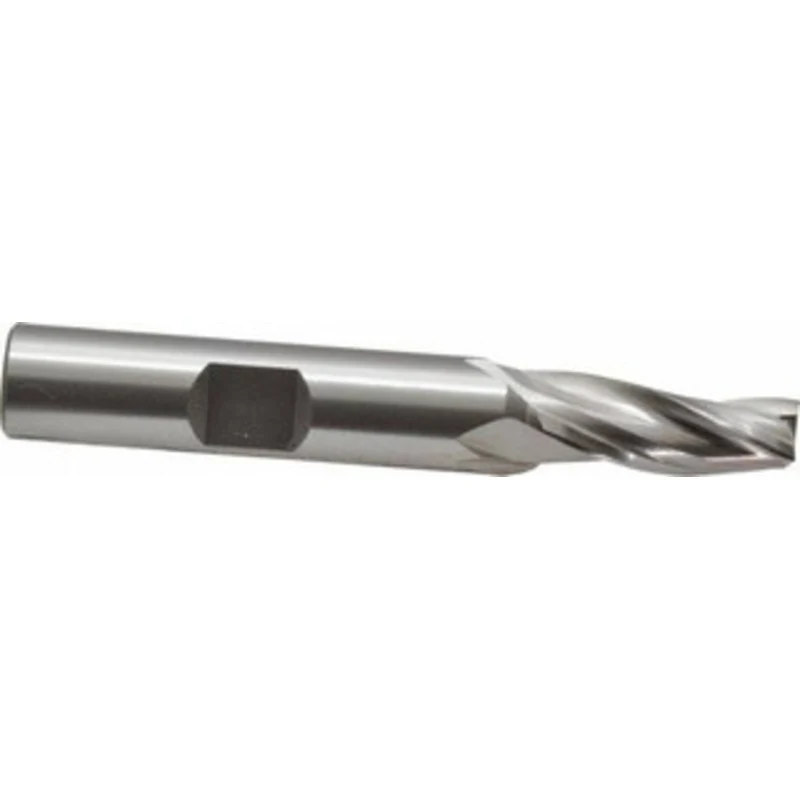 OSG 3 per Side 1/4 Small End Diam 3/4 LOC 3-Flute Cobalt Tapered Square End Mill Uncoated, 3/8 Shank Diam, 2-1/2 OAL,...