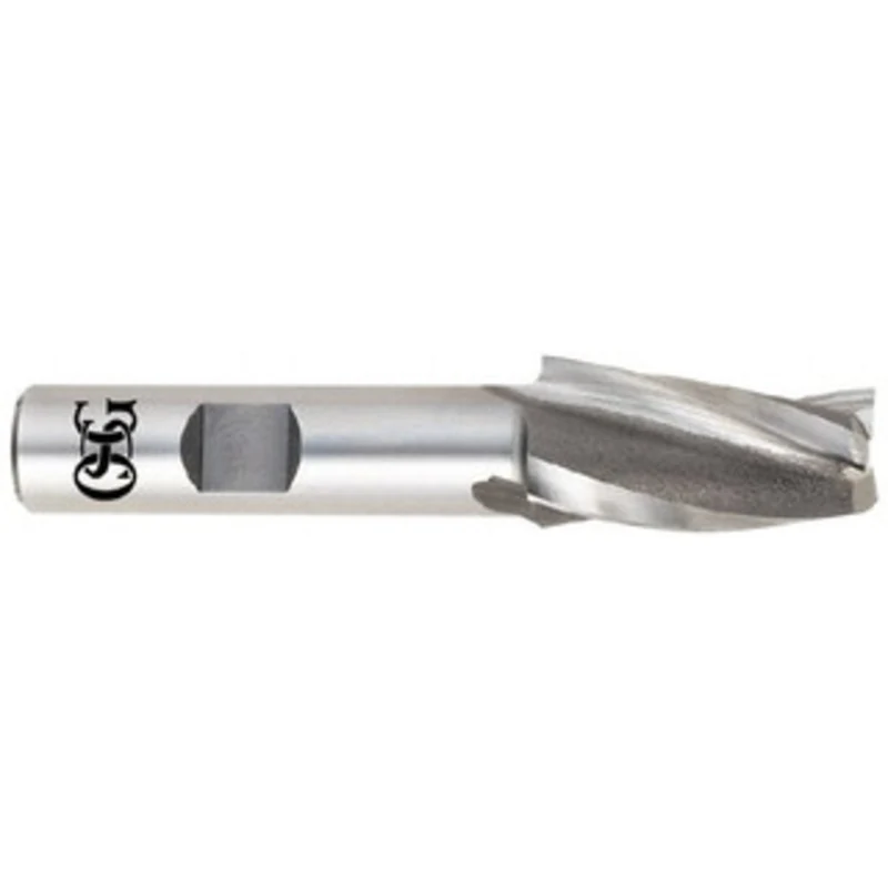OSG 3 per Side 1/4 Small End Diam 4 LOC 3-Flute Cobalt Tapered Square End Mill Uncoated, 3/4 Shank Diam, 6-1/4 OAL, 2...