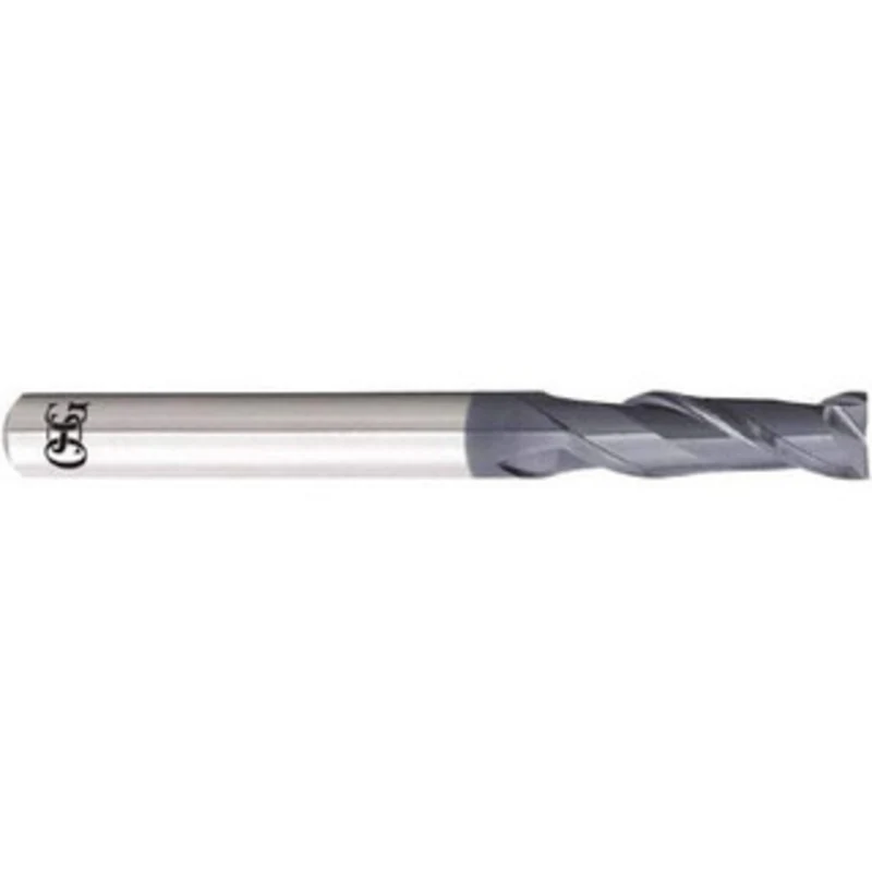 OSG 3.4mm, 10.2mm LOC, 6mm Shank Diam, 45mm OAL, 2 Flute, Solid Carbide Square End Mill Single End, WXL Finish, 35 He...