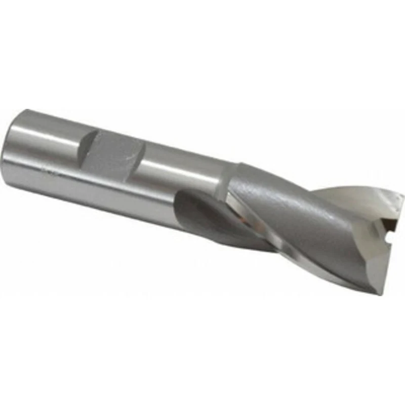 OSG 31/32, 1-1/2 LOC, 3/4 Shank Diam, 3-3/4 OAL, 2 Flute, Cobalt Square End Mill Single End, Uncoated, Spiral Flute, ...