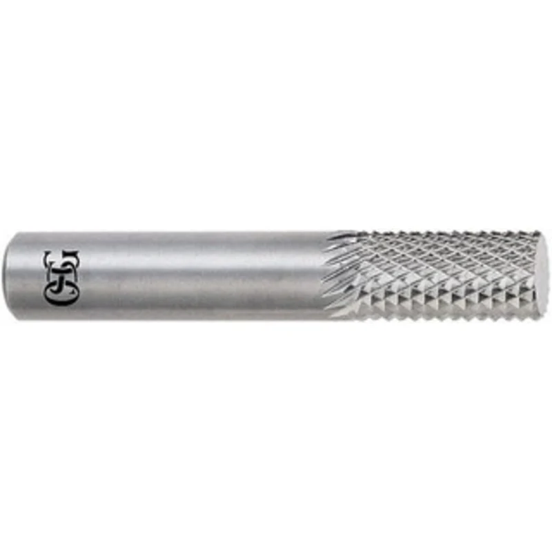 OSG 3/16 Diam, 5/8 LOC, 3/16 Shank Diam, Drill Point Diamond-Pattern Router Bit Solid Carbide, Uncoated, 2 OAL, RH Cu...