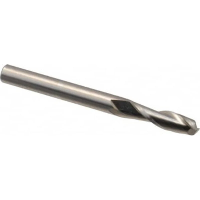 OSG 3/16, 5/8 LOC, 3/16 Shank Diam, 2 OAL, 2 Flute, Solid Carbide Square End Mill Single End, Uncoated, Spiral Flute,...