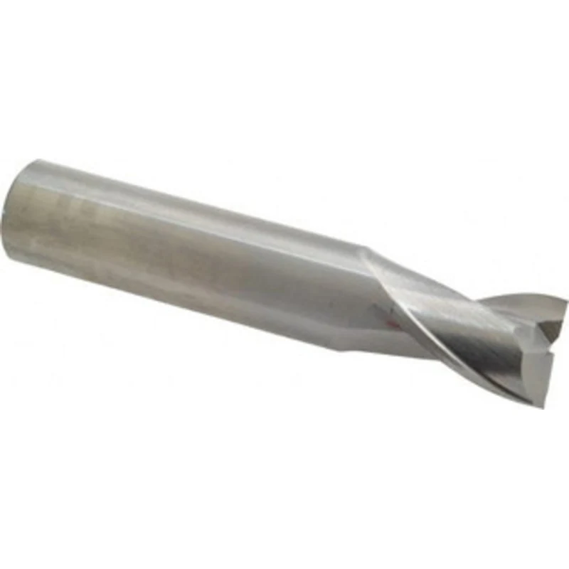 OSG 3/4, 1 LOC, 3/4 Shank Diam, 4 OAL, 2 Flute, Solid Carbide Square End Mill Single End, Uncoated, Spiral Flute, 30 ...