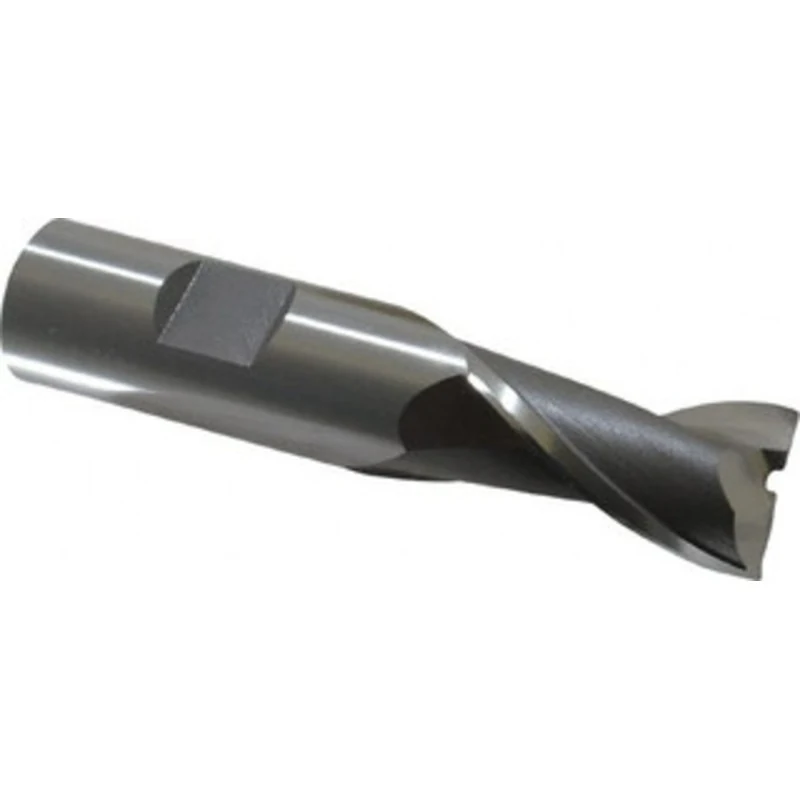OSG 3/4, 1-5/16 LOC, 3/4 Shank Diam, 3-9/16 OAL, 2 Flute, Cobalt Square End Mill Single End, Uncoated, Spiral Flute, ...