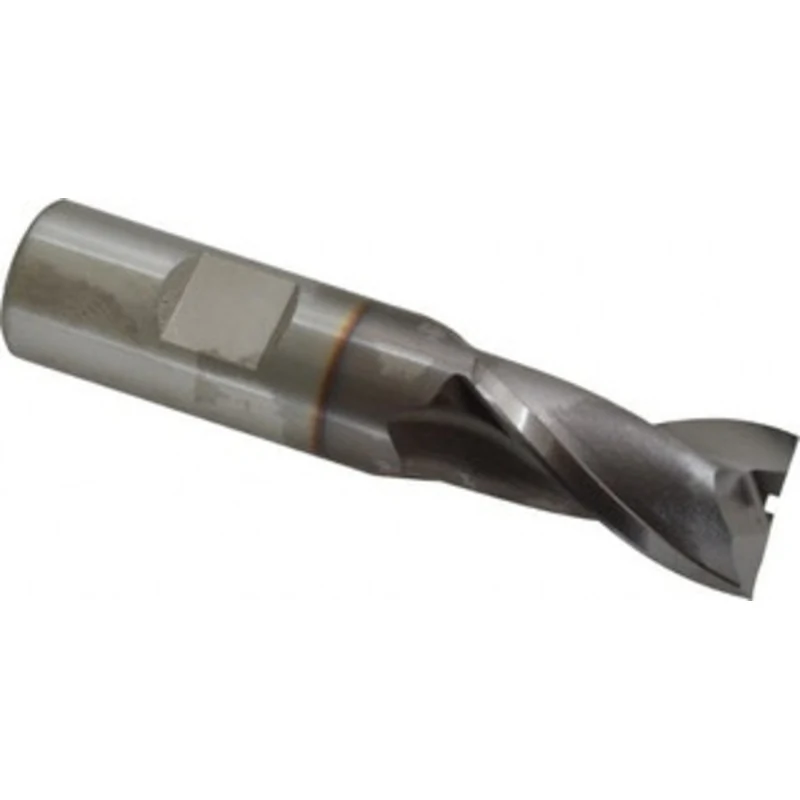 OSG 3/4, 1-5/16 LOC, 3/4 Shank Diam, 3-9/16 OAL, 2 Flute, Vanadium High Speed Steel Square End Mill Single End, TiCN ...