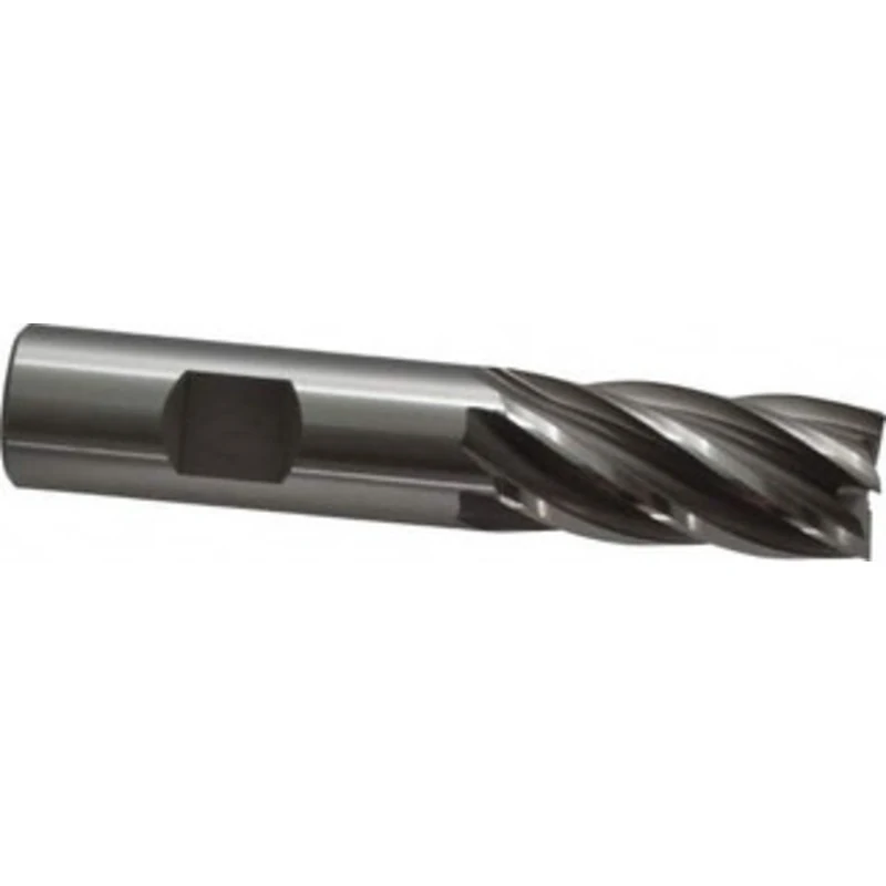 OSG 3/4, 1-5/8 LOC, 3/4 Shank Diam, 3-7/8 OAL, 6 Flute, Cobalt Square End Mill Single End, Uncoated, Spiral Flute, 30...