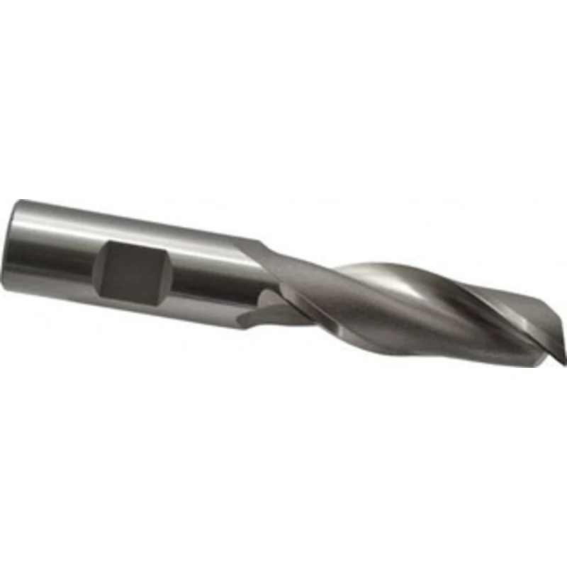 OSG 3/4, 2-1/4 LOC, 3/4 Shank Diam, 4-1/2 OAL, 2 Flute, Cobalt Square End Mill Single End, Uncoated, Spiral Flute, 30...