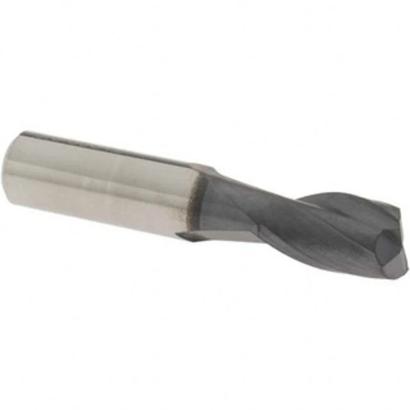 OSG 3/8, 5/8 LOC, 3/8 Shank Diam, 2 OAL, 2 Flute, Solid Carbide Square End Mill Single End, TiAlN Finish, Spiral Flut...