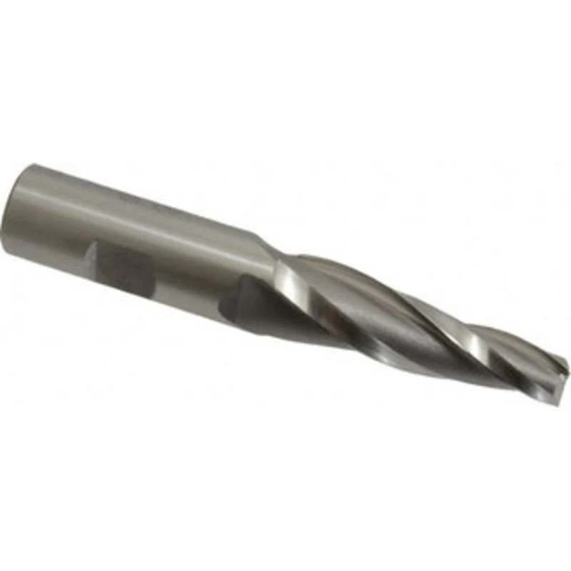 OSG 5 per Side 3/8 Small End Diam 2-1/4 LOC 3-Flute Cobalt Tapered Square End Mill Uncoated, 3/4 Shank Diam, 4-1/2 OA...