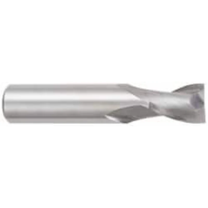 OSG 5/16, 1/2 LOC, 5/16 Shank Diam, 2 OAL, 2 Flute, Solid Carbide Square End Mill Single End, TiCN Finish, Spiral Flu...