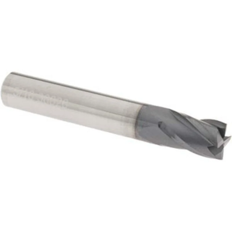 OSG 5/16, 1/2 LOC, 5/16 Shank Diam, 2 OAL, 4 Flute, Solid Carbide Square End Mill Single End, TiAlN Finish, Spiral Fl...