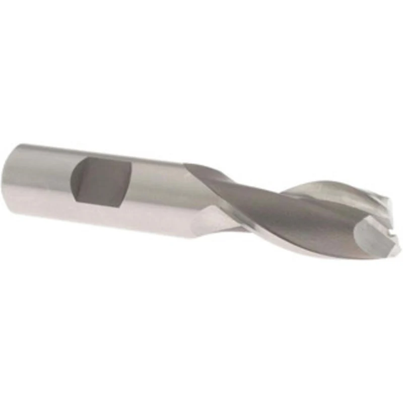 OSG 5/8, 1-5/16 LOC, 5/8 Shank Diam, 3-7/16 OAL, 2 Flute, Cobalt Square End Mill Single End, Uncoated, Spiral Flute, ...