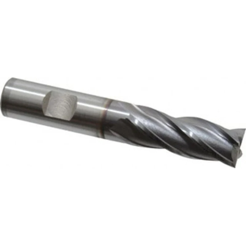 OSG 5/8, 1-5/8 LOC, 5/8 Shank Diam, 3-3/4 OAL, 4 Flute, Square End Mill Single End, TiCN Finish, 30 Helix, Centercutt...
