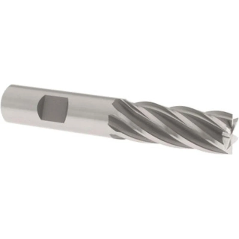 OSG 3/4, 2 LOC, 3/4 Shank Diam, 6 OAL, 4 Flute, Solid Carbide Square End Mill Single End, Uncoated, Spiral Flute, 30 ...
