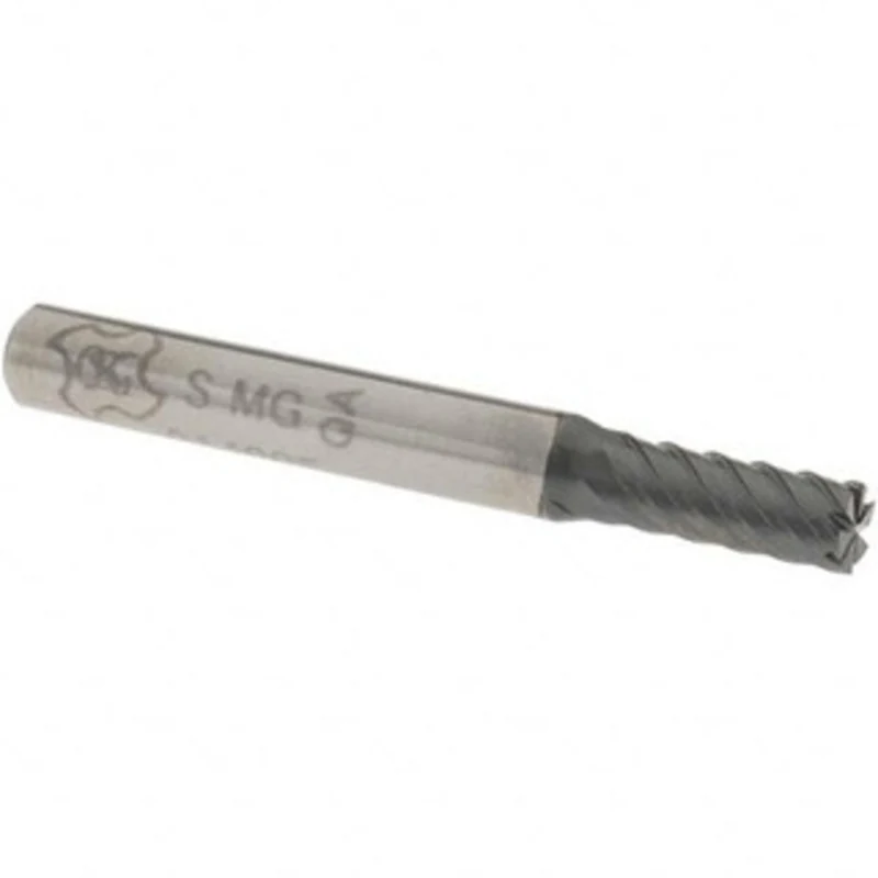 OSG 5mm, 13mm LOC, 6mm Shank Diam, 50mm OAL, 6 Flute, Solid Carbide Square End Mill Single End, EXO Finish, Spiral Fl...