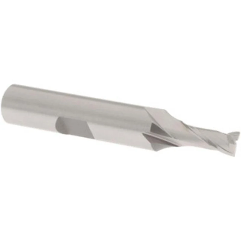 OSG 7/32, 1/2 LOC, 3/8 Shank Diam, 2-5/16 OAL, 2 Flute, Cobalt Square End Mill Single End, Uncoated, Spiral Flute, 30...