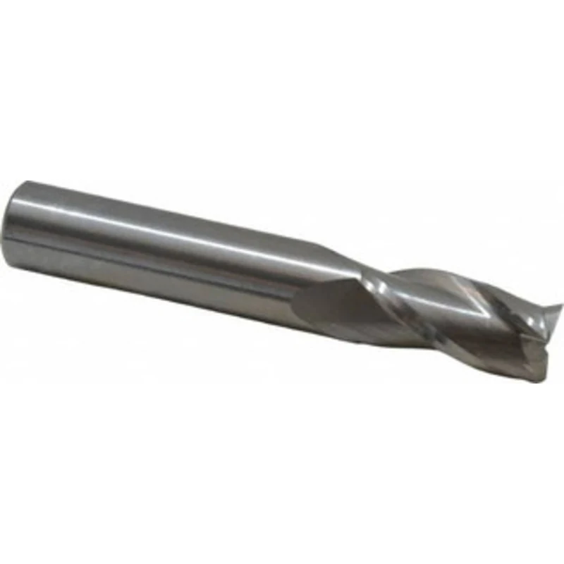 Niagara Cutter 3/4, 1 LOC, 3/4 Shank Diam, 6 OAL, 3 Flute, Solid Carbide Square End Mill Single End, Uncoated, Spiral...