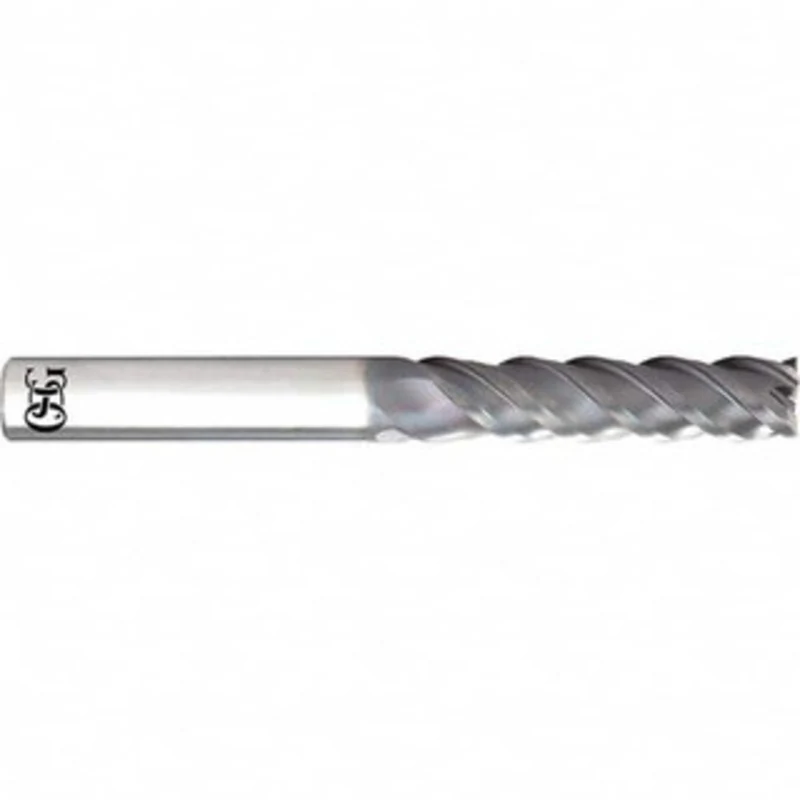 OSG Square End Mills, Mill Diameter (Inch): 1/2, Mill Diameter (Decimal Inch): 0.5000, Number of Flutes: 4, Length of...