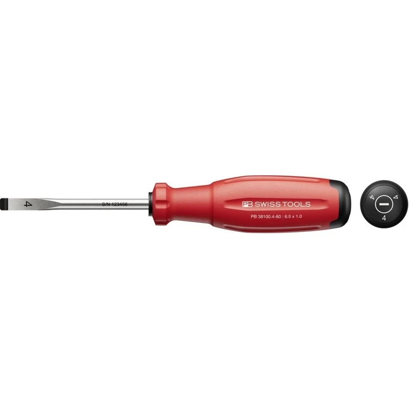 PB Swiss PB 38100.5-100 SwissGrip Evo slotted screwdriver 8.0 x 1.2