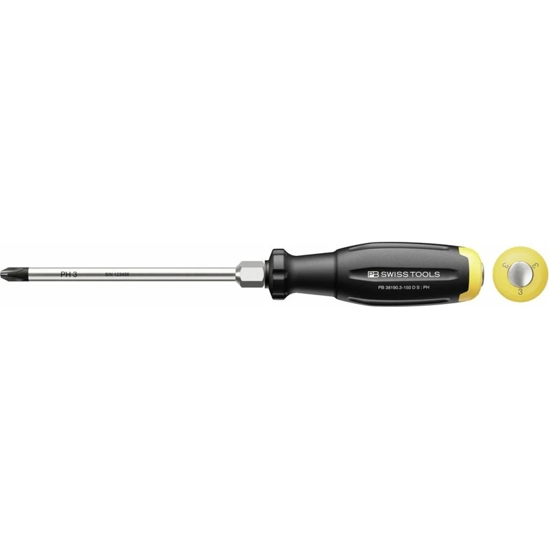 PB Swiss PB 38190.1-130 SwissGrip Evo screwdriver for PH1