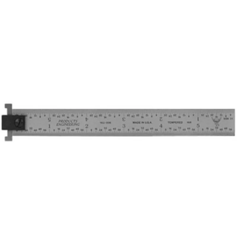 PEC (162-H06 ) 6 Adjustable Hook Rule 16R Graduation - HR-195
