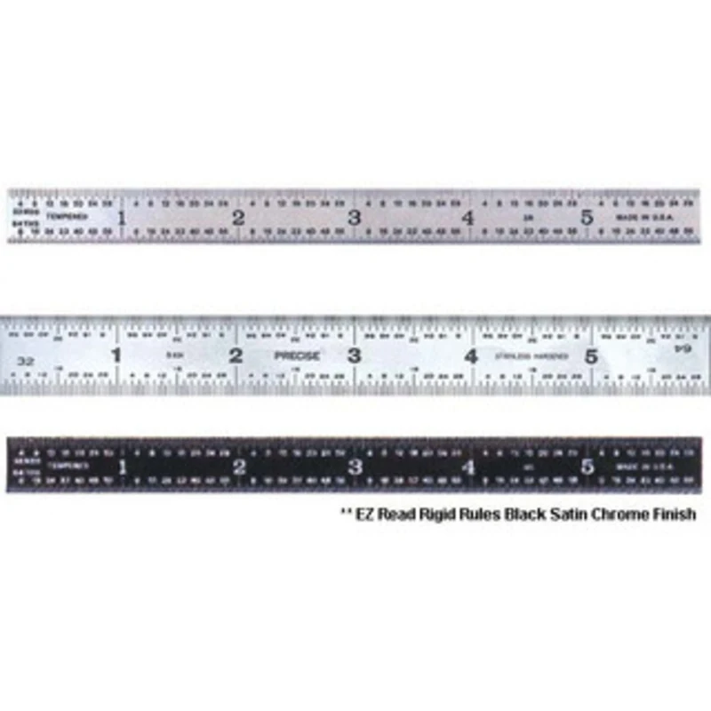 PEC Flexible Steel Chrome Rule - FR-368