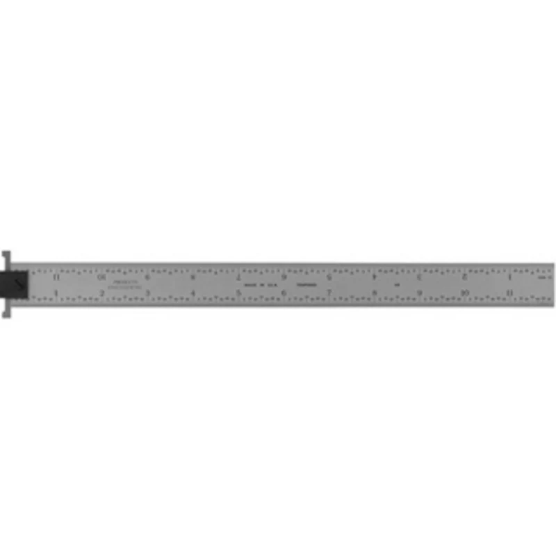 PEC Tool 402-H12 Adjustable Hook Rule, 12 4R Graduation - HR-191