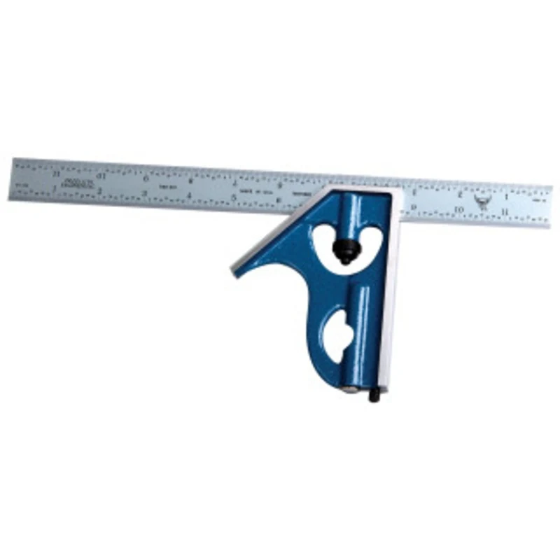PEC Tools 2-Piece Combination Square Set, Cast Iron, 12 16R - 7141-012