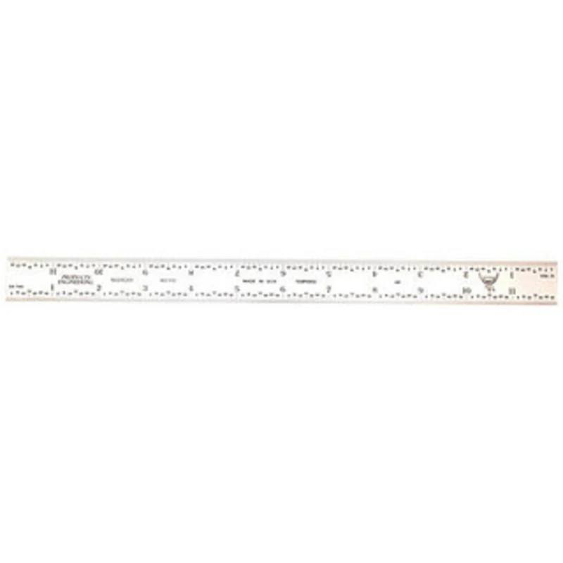 PEC Tools Certified/Calibrated Rigid Rule, 6 Size, 4R Graduation - 402-006CT