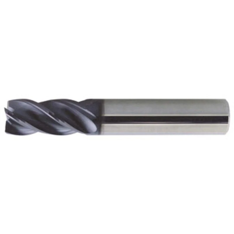 PROMAX Tools 1/2 Diam, 5/8 LOC, 1/2 Shank Diam, 2-1/2 OAL, 4 Flute, Solid Carbide, Single End Square End Mill PowerLa...