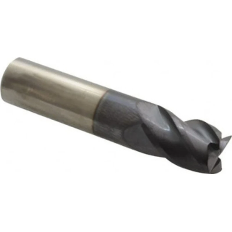 PROMAX Tools 5/8, 7/8 LOC, 5/8 Shank Diam, 3 OAL, 4 Flute, Solid Carbide Square End Mill Single End, AlTiN Finish, Sp...