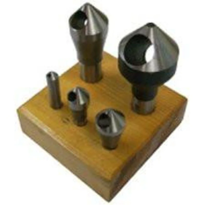 Precise 5 Piece, Countersink & Deburing Set, 82 Degree - 544S-82