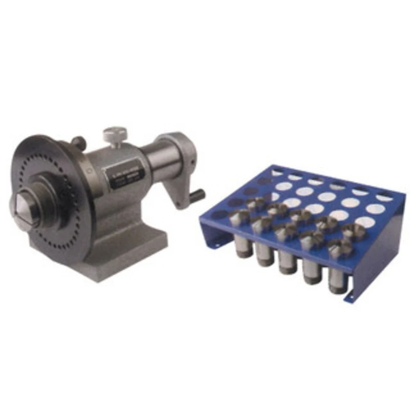 Precise 5C Indexing Spin Jig Set with 8 Piece 5C Collet Set (1/8 - 1 by 1/8ths) - SSJ-800