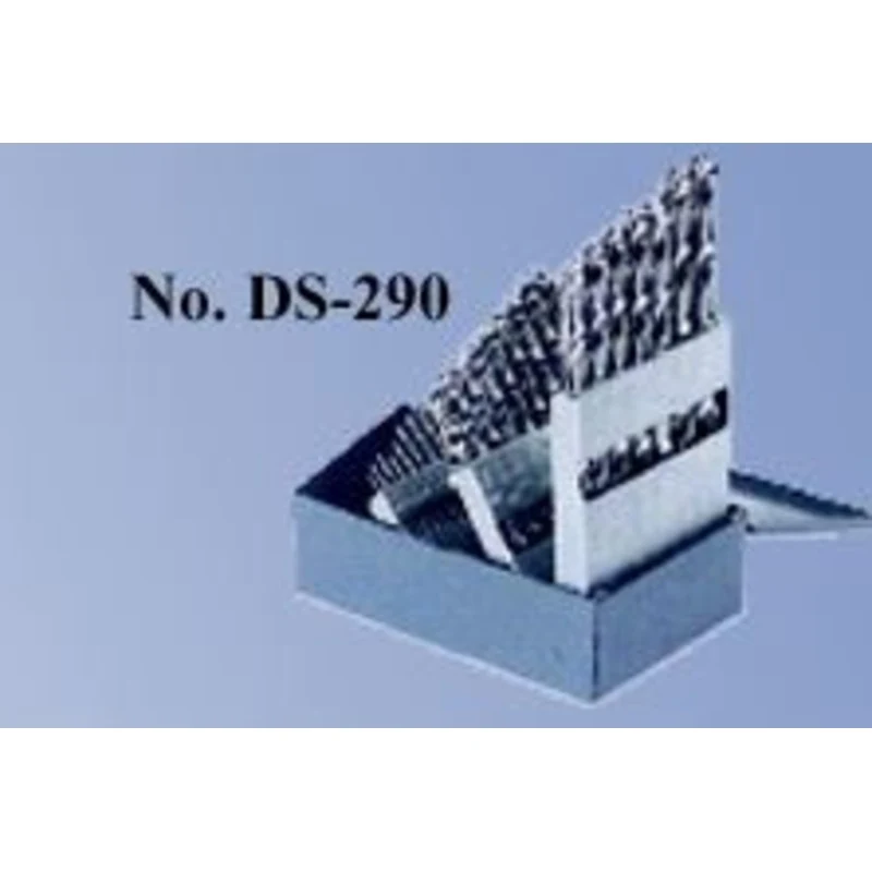 Precise High Speed Steel Drill Set, 29 Pieces, Range 1/16 - 1/2 by 64ths - DS-290