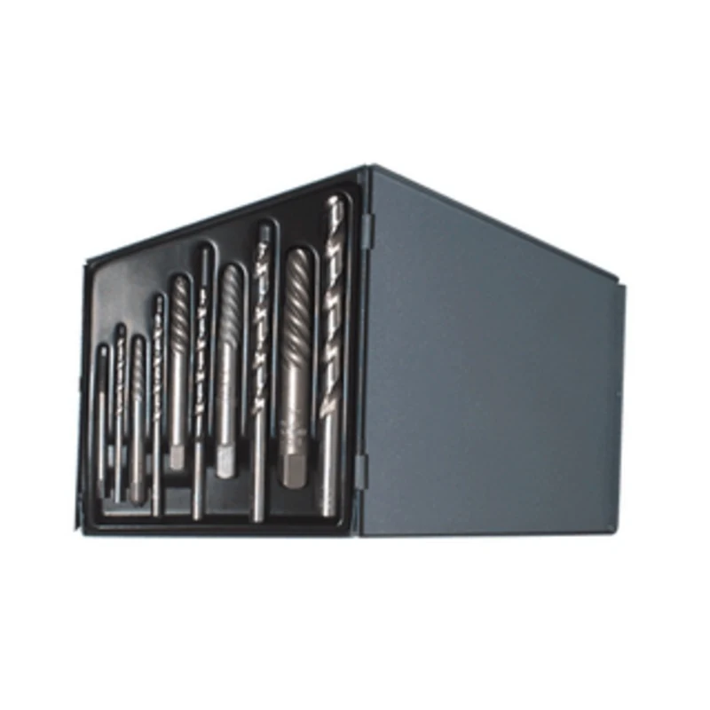 Precise Screw Extractor Set In Metal Index Case - 10200-1