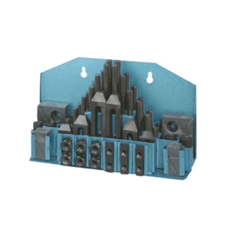 Precise Steel Clamping Kit, T-Slot 5/8, T-Slot Width 1, Stud Size 1/2-13 - SECK-625