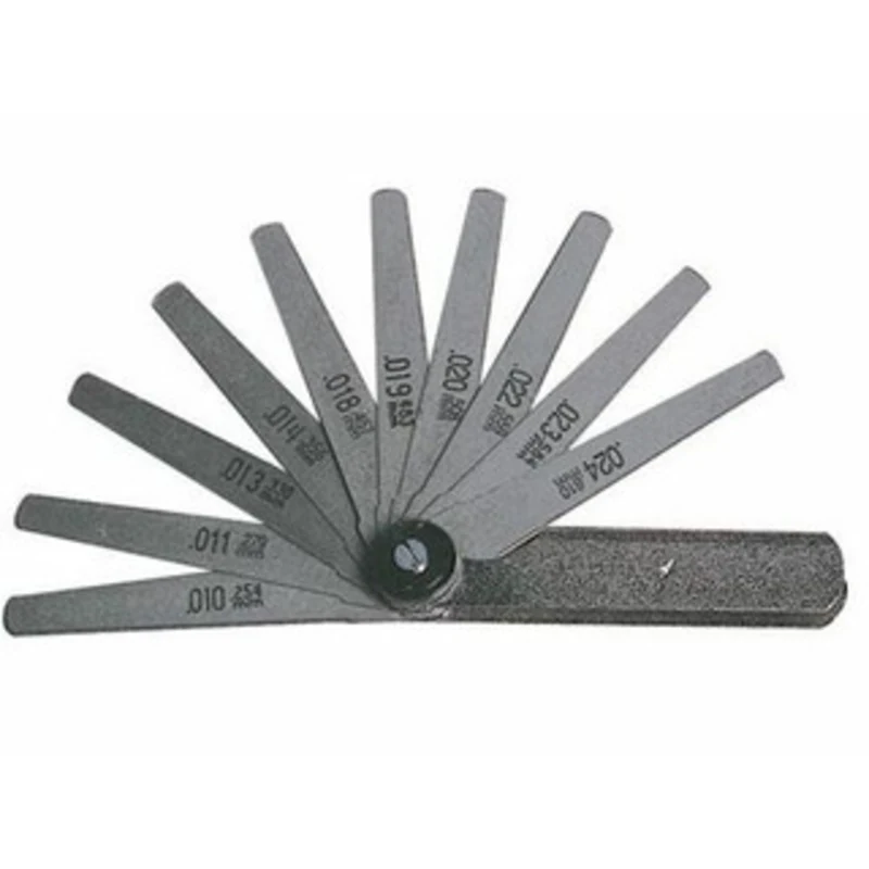Precise Tapered Leaf Thickness Gage, 26 Leaves, 0.0015 to 0.025 Range 5026T - 10-887-8