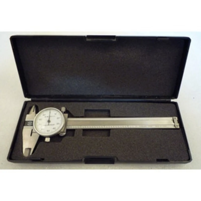 Precise White Face Dial Caliper 0-4 Inch Range - SPT-004