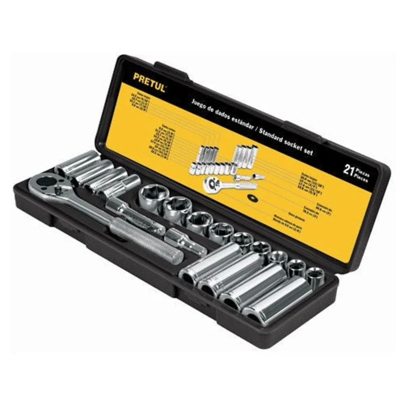 Pretul Socket Set 3/8Drive - Metric 21-pce