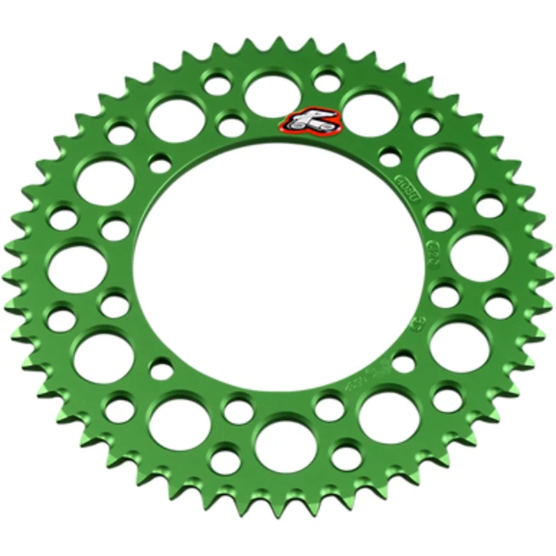 RENTHAL Sprocket - Kawasaki - 50-Tooth - Green 408U-420-50GEGN