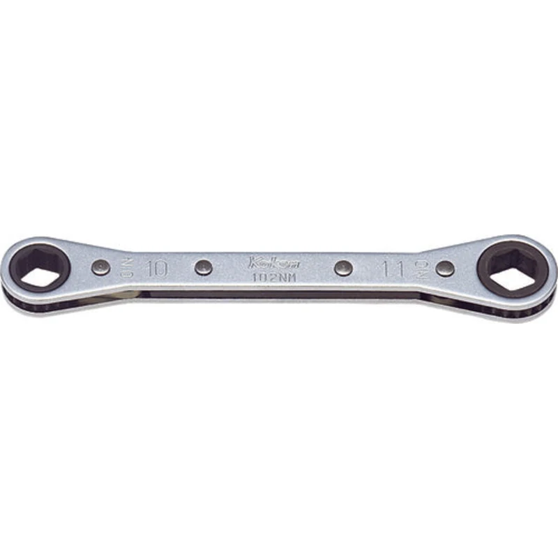 Ratcheting Ring Wrench 10x12mm 6 point Length 140mm