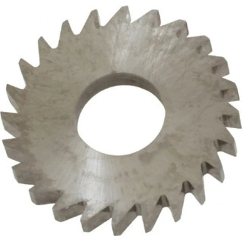 RobbJack 1 x 1/8, 3/8 Arbor, 24-Tooth Solid Carbide Slitting & Slotting Saw Uncoated, RH Cut, Straight Teeth, Concave...