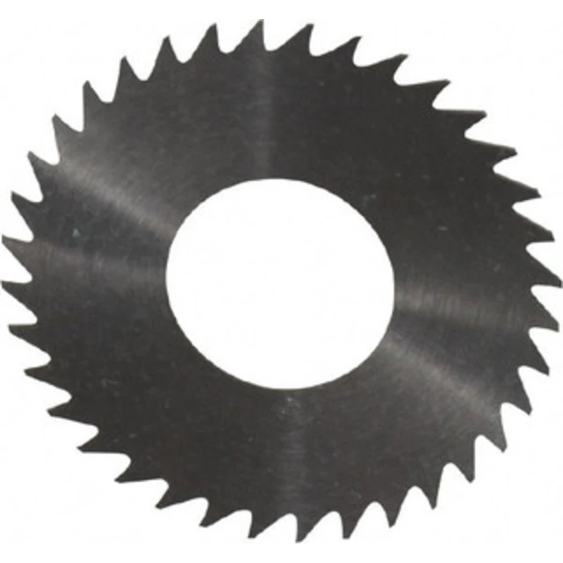 RobbJack 1-1/4 x 0.014, 1/2 Arbor, 36-Tooth Solid Carbide Slitting & Slotting Saw Uncoated, RH Cut, Straight Teeth, C...