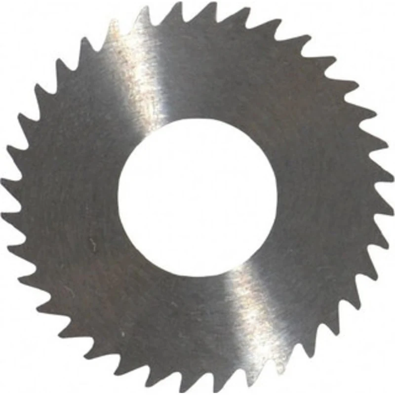 RobbJack 1-1/4 x 0.018, 1/2 Arbor, 36-Tooth Solid Carbide Slitting & Slotting Saw Uncoated, RH Cut, Straight Teeth, C...