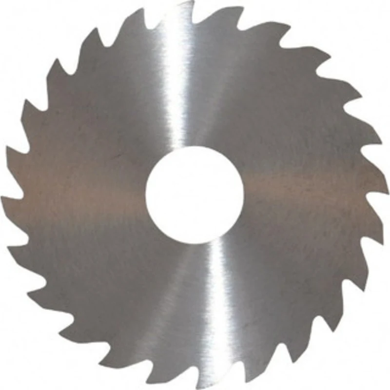 RobbJack 2 x 0.04, 1/2 Arbor, 24-Tooth Solid Carbide Slitting & Slotting Saw Uncoated, RH Cut, Straight Teeth, Concav...