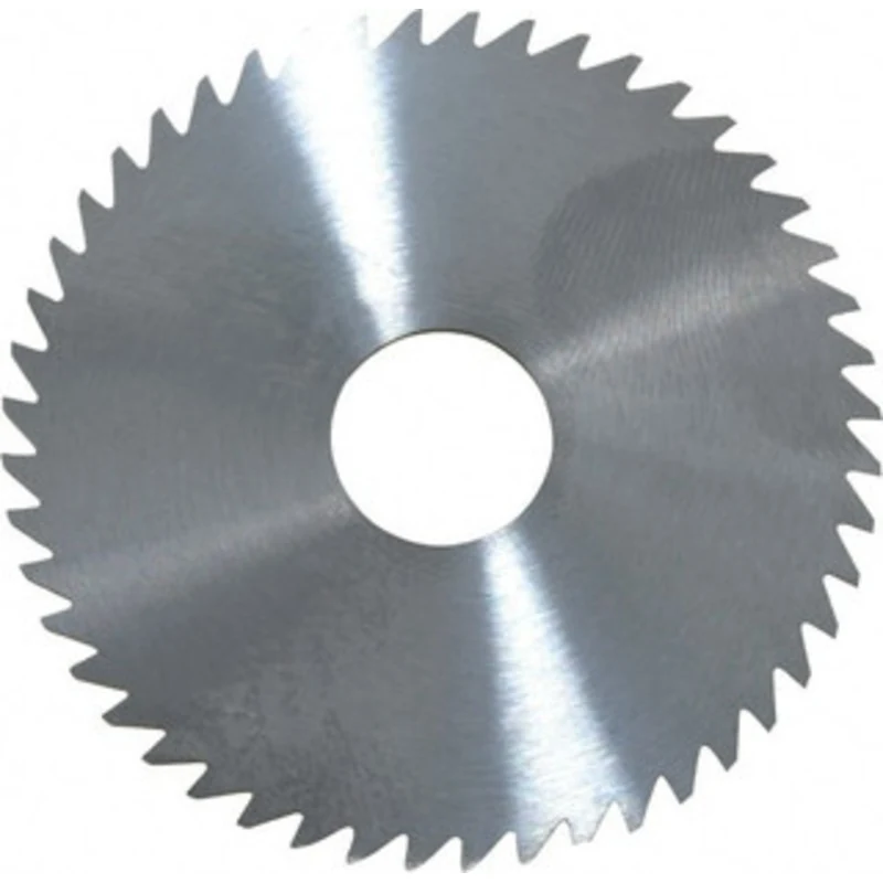 RobbJack 2 x 0.0468, 1/2 Arbor, 48-Tooth Solid Carbide Slitting & Slotting Saw Uncoated, RH Cut, Straight Teeth, Conc...