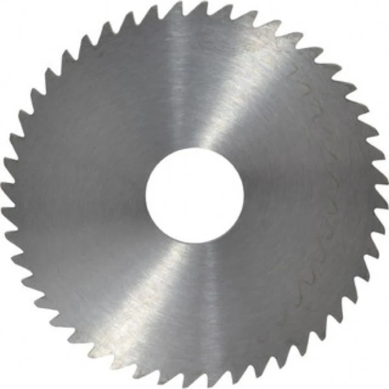 RobbJack 2 x 0.0781, 1/2 Arbor, 48-Tooth Solid Carbide Slitting & Slotting Saw Uncoated, RH Cut, Straight Teeth, Conc...