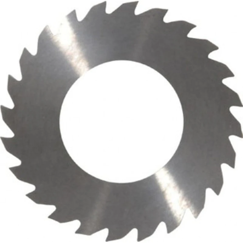 RobbJack 2 x 1/16, 1 Arbor, 24-Tooth Solid Carbide Slitting & Slotting Saw Uncoated, RH Cut, Straight Teeth, Concave ...