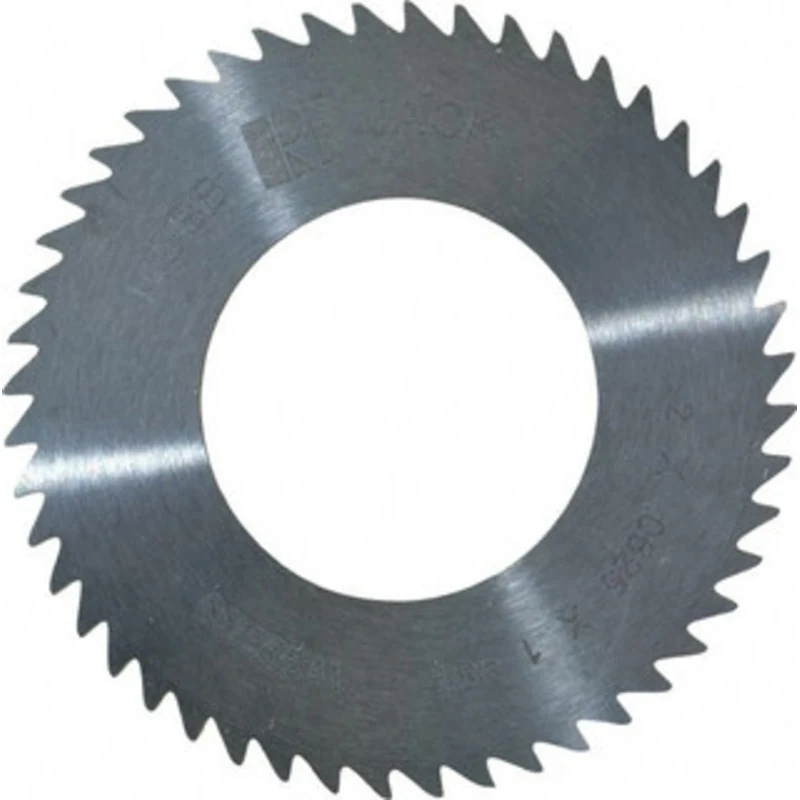 RobbJack 2 x 1/16, 1 Arbor, 48-Tooth Solid Carbide Slitting & Slotting Saw Uncoated, RH Cut, Straight Teeth, Concave ...